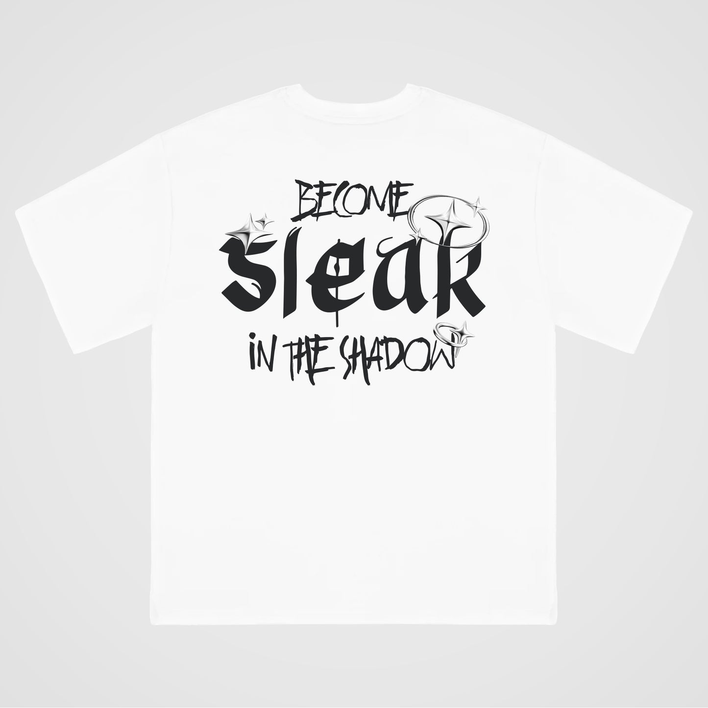 "BLACK DISCIPLINE" TEE - WHITE