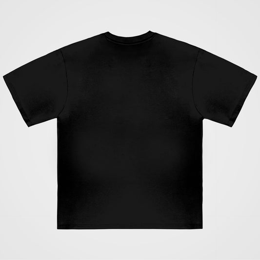 "RAW FACE" TEE - BLACK