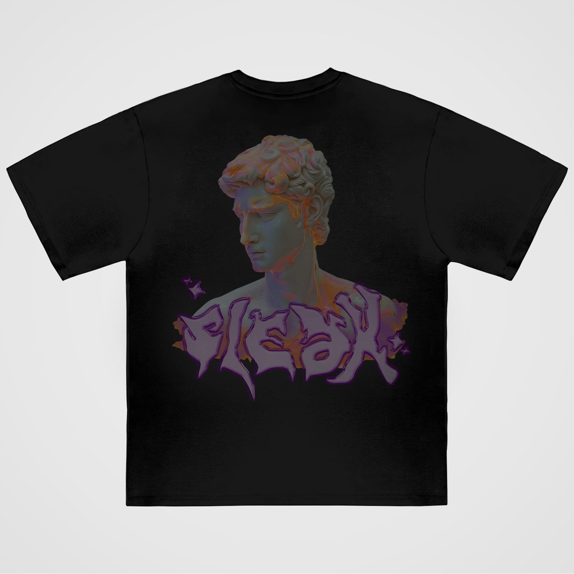 "DIVINE CLOUD" TEE - BLACK