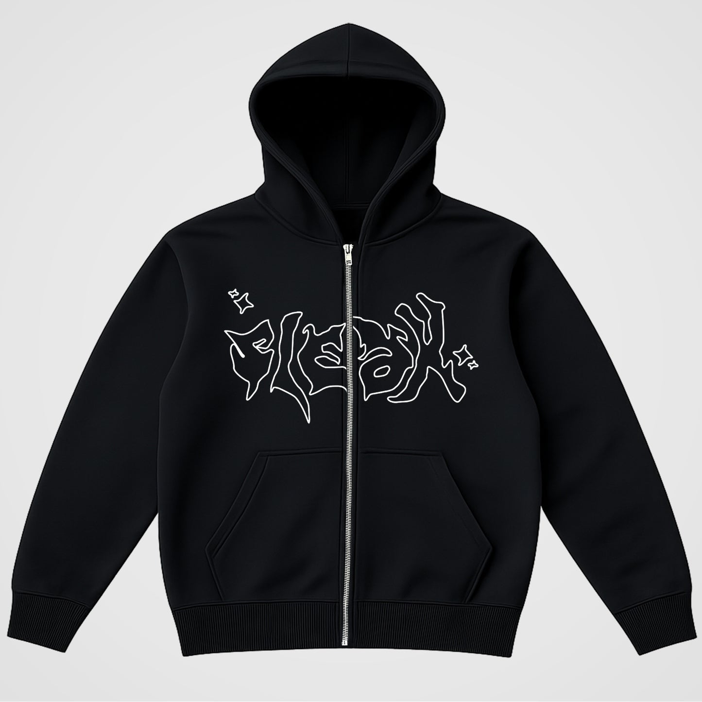 "MIDNIGHT UNIT" VESTE ZIPPÉE - BLACK