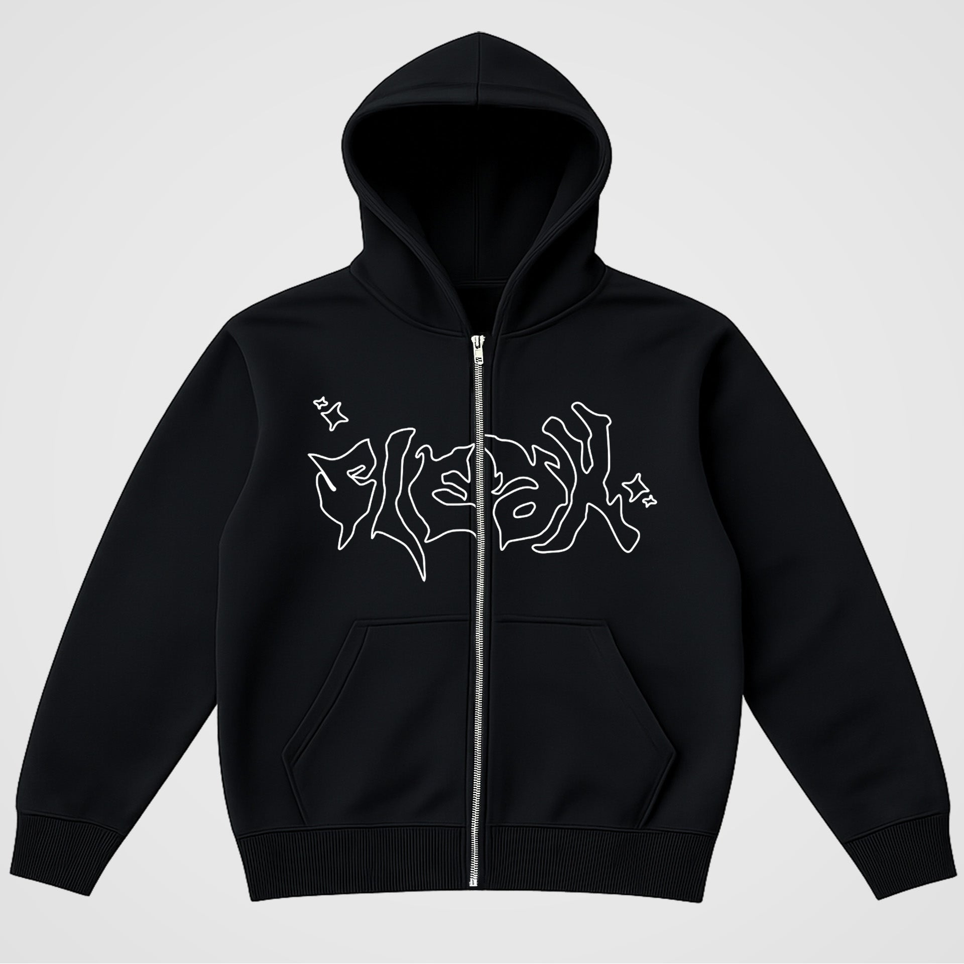 "MIDNIGHT UNIT" VESTE ZIPPÉE - BLACK