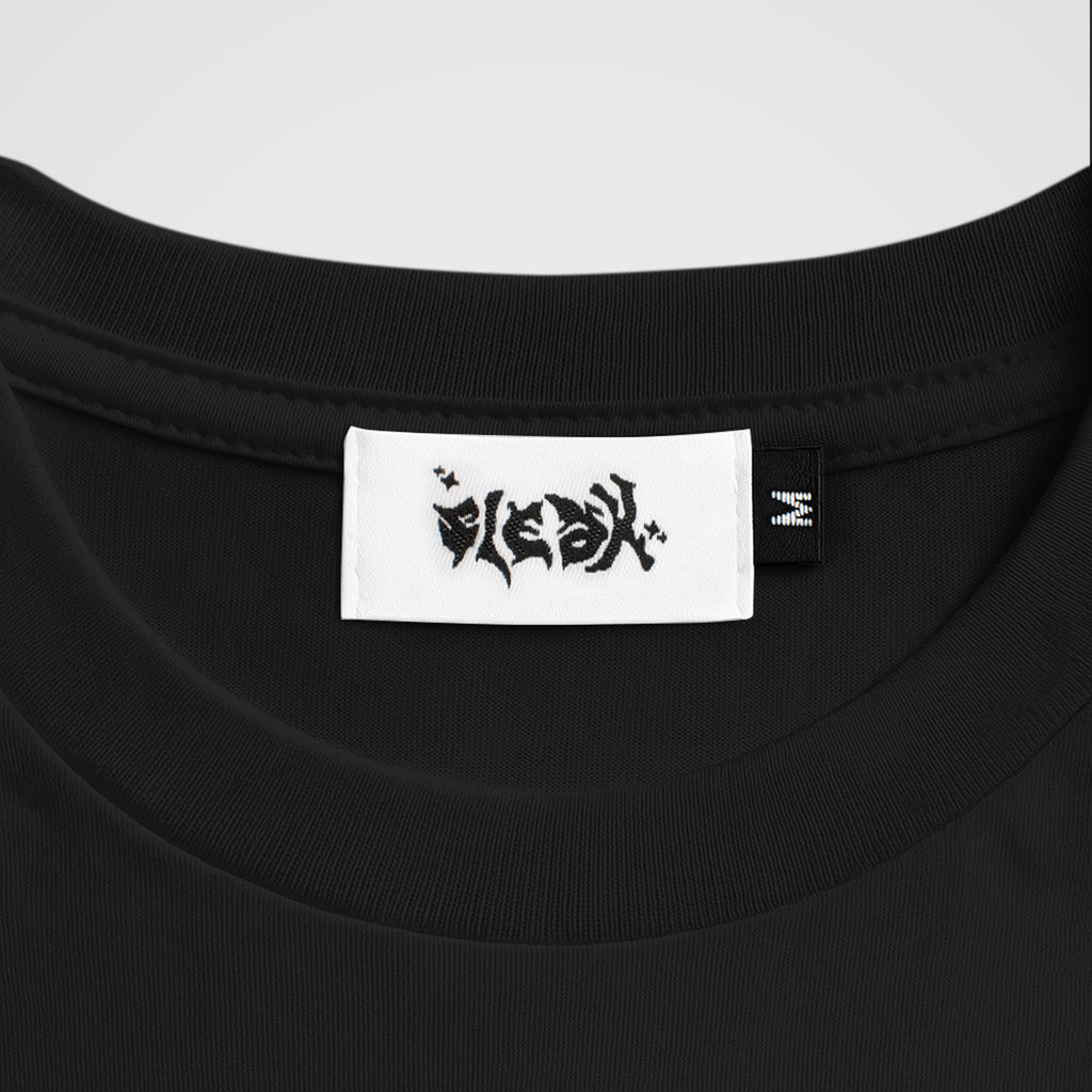 "RAW FACE" TEE - BLACK