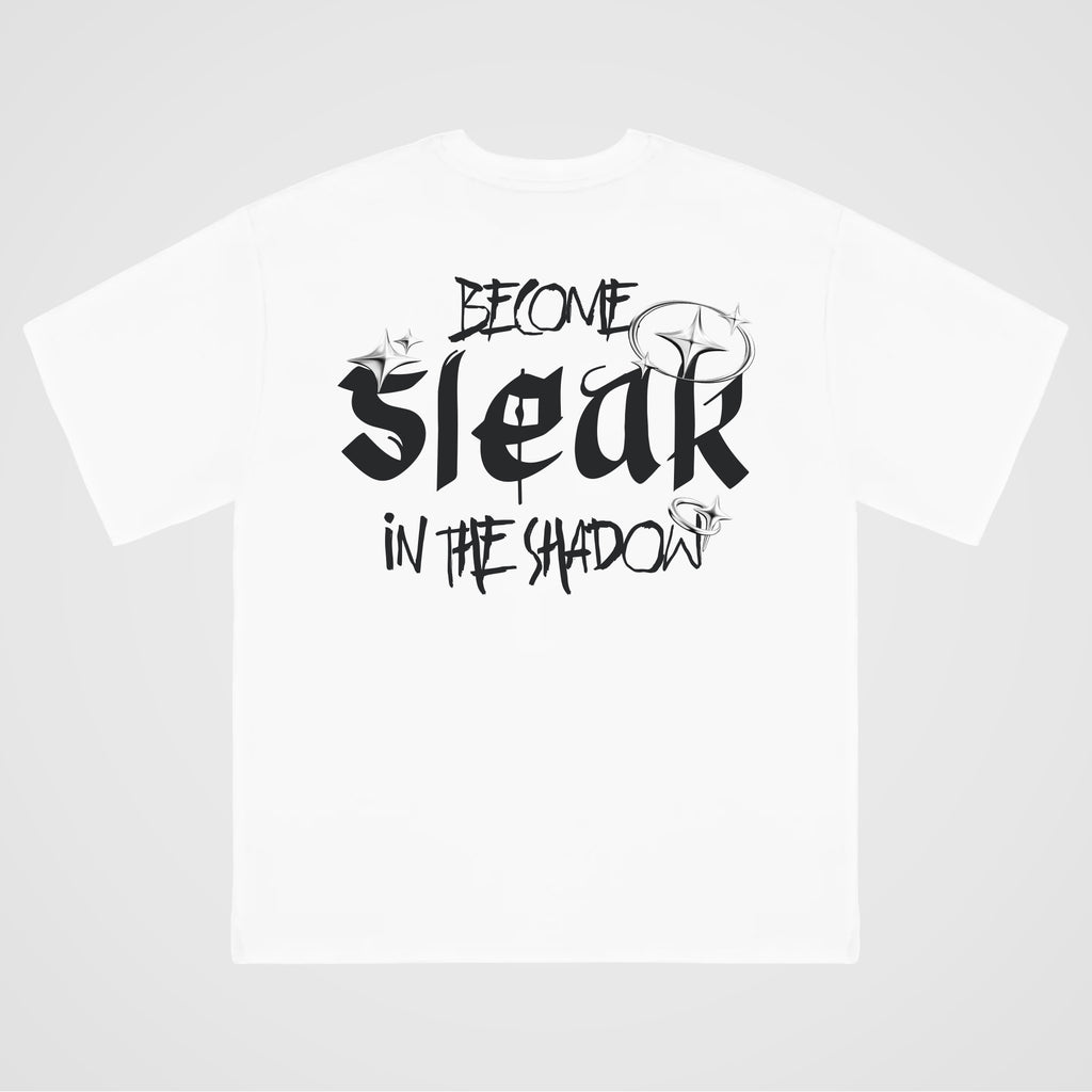 "BLACK DISCIPLINE" TEE - WHITE
