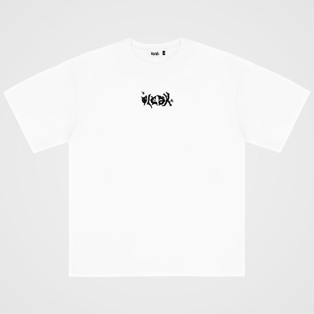 "BLACK DISCIPLINE" TEE - WHITE